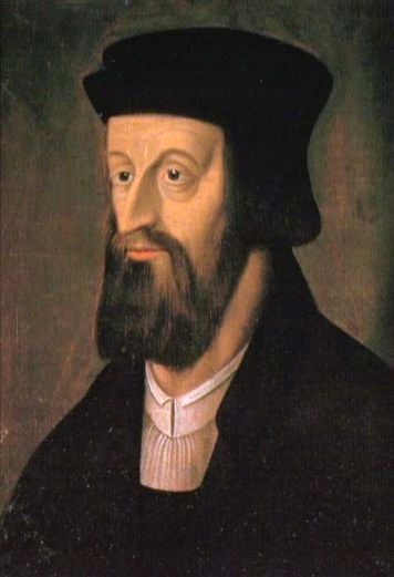 A portrait of Jan Hus