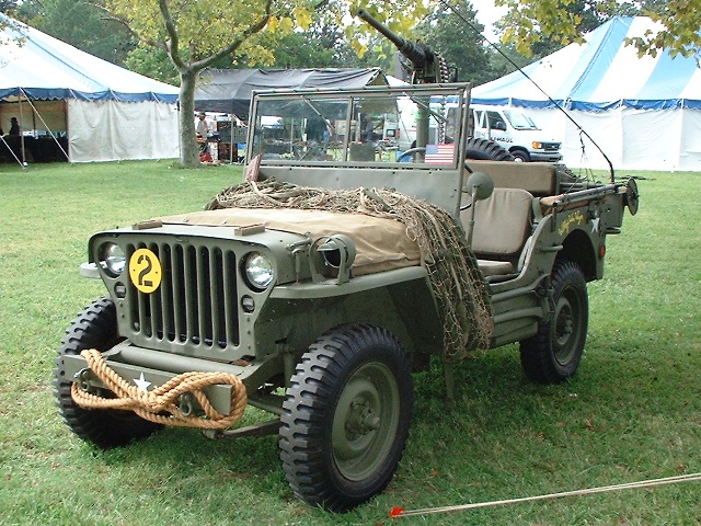 US Army Willys MB at Virginia War Museum. By Mytwocents CC BY-SA 3.0