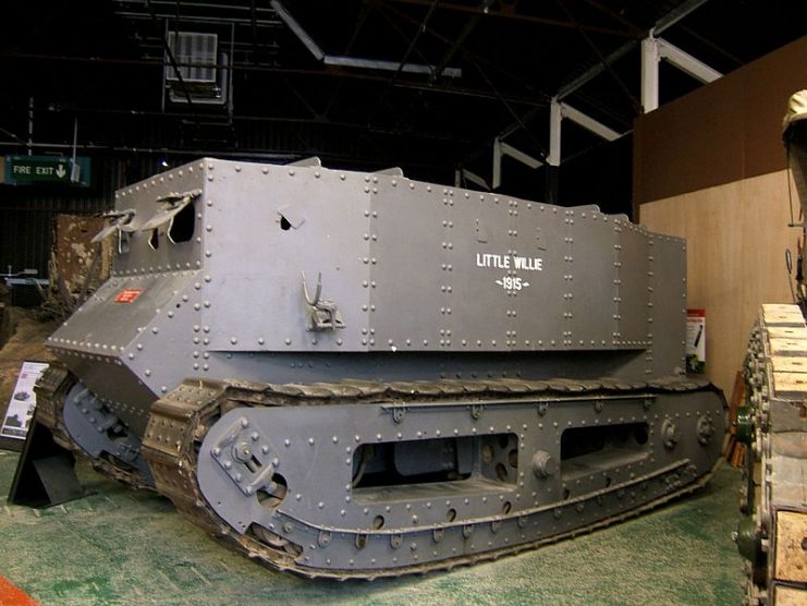 Little Willie at the Tank Museum, Bovington.Photo: Andrew Skudder CC BY-SA 2.0