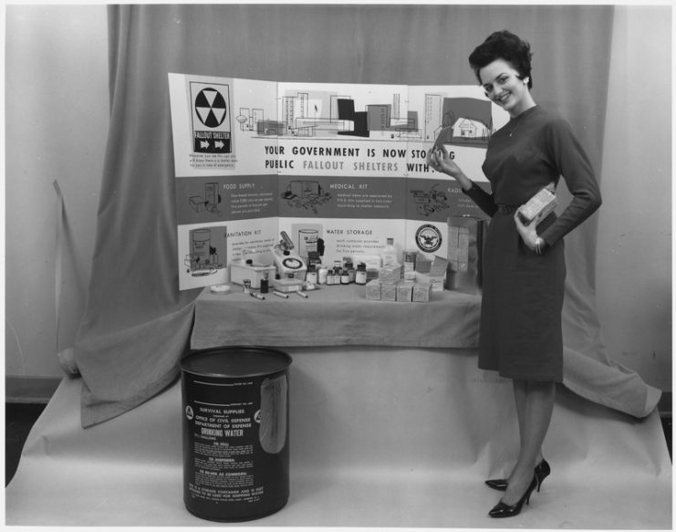 Photograph of Survival Supplies for the Well-Stocked Fallout Shelter