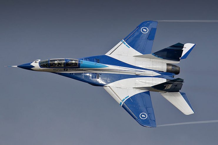 MiG 29 at MAKS Airshow 2015. By Dmitry Terekhov CC BY-SA 2.0