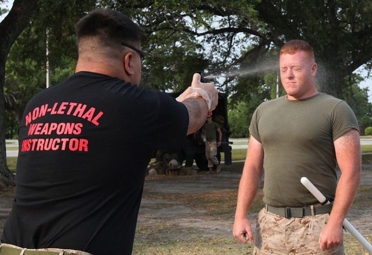 Marine Corps Instruction of Pepper Spray (oleoresin capsicum) use.