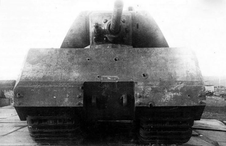 Front view of the Maus at Soviet Union’s tank proving ground Kubinka