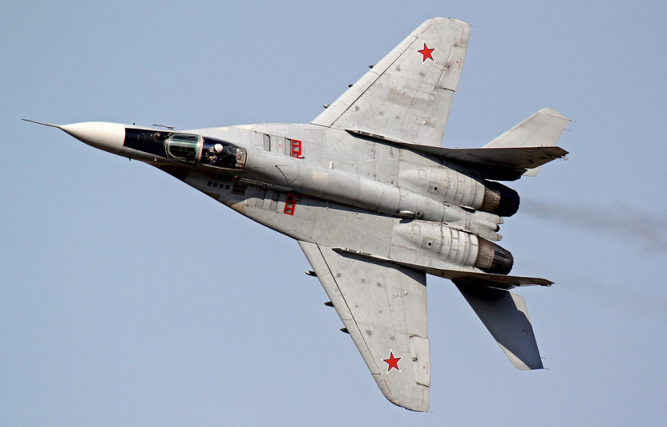 Mikoyan MiG-29S in flight