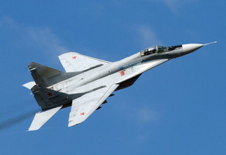 Mikoyan MiG-29 in flight