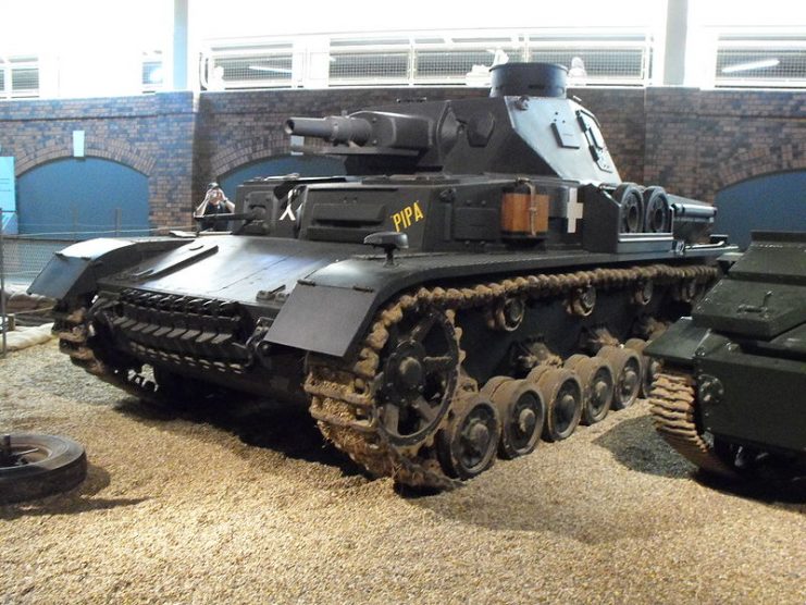 Panzer IV tank at Duxford.Photo Gregd1957 CC BY-SA 3.0