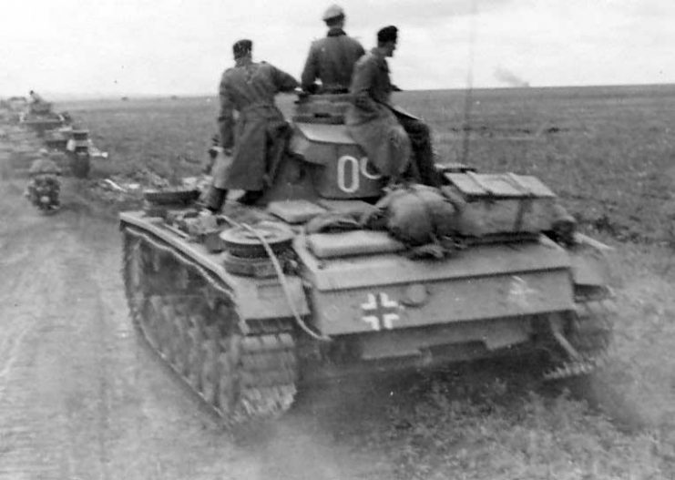 Panzer III of the 11. Panzer Division