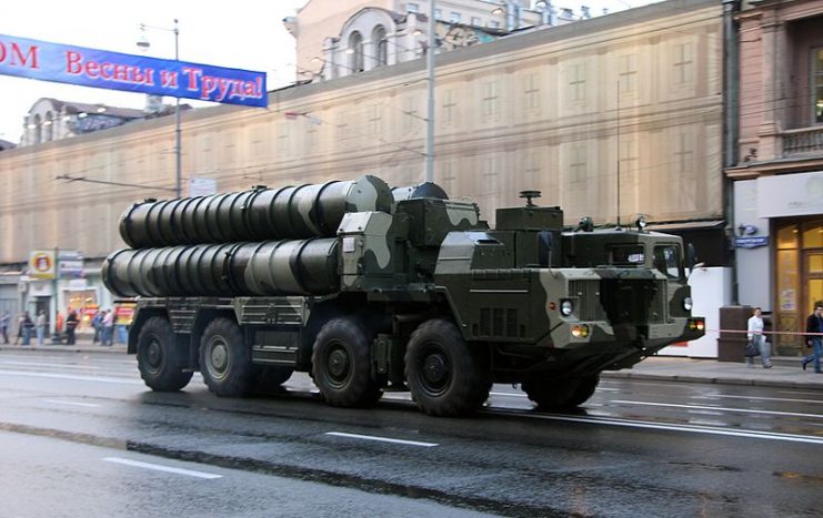 Russian S-300PMU2 during the Victory Day Parade 2009 By Vitaly V. CC BY-SA 4.0