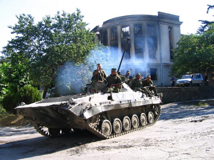 Russian BMP-2 from the 58th Army in South Ossetia. By Yana Amelina CC BY-SA 3.0