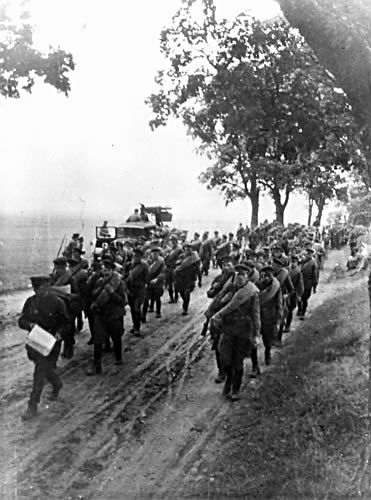 Soviet invasion of Poland, 1939. Advance of the Red Army troops