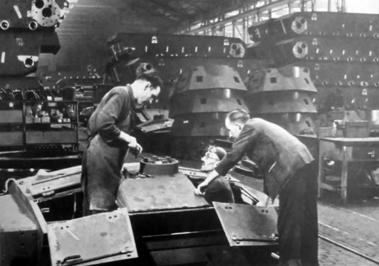 StuG III assembly line