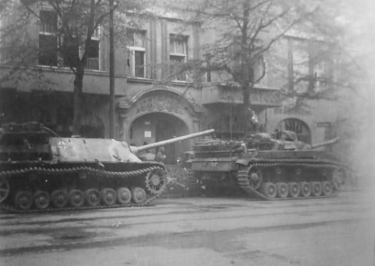 Jagdpanzer IV and StuG III in Berlin