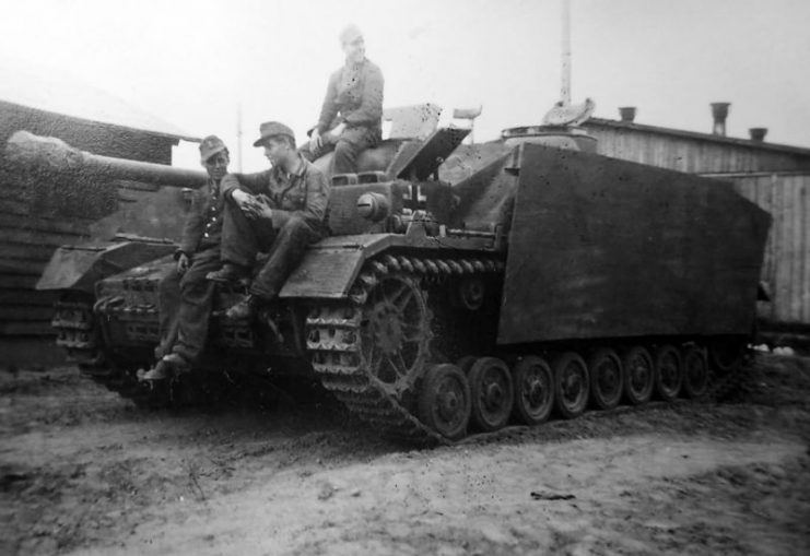 StuG IV with zimmerit Mielau Poland