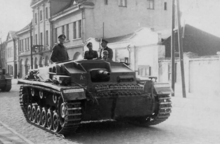 Sturmgeschutz StuG III in Sieradz Poland