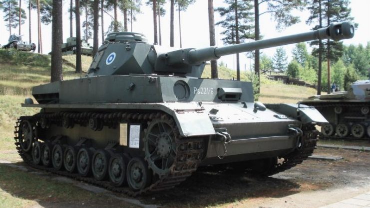 The Ausf. J was the final production model, and was greatly simplified compared to earlier variants to speed construction. This shows an exported Finnish model.Photo: Balcer CC BY 2.5