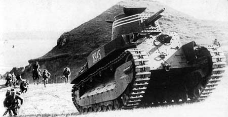 Type 89B Otsu (I-Go) medium tank in the field