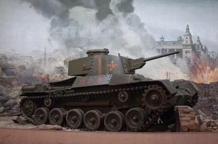 Type 97 Chi-Ha in the Military Museum of the Chinese People’s Revolution.Photo: Mills Baker CC BY 2.0