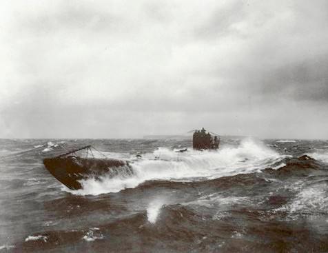 UB-148 at sea, a U-boat similar to UB-85.