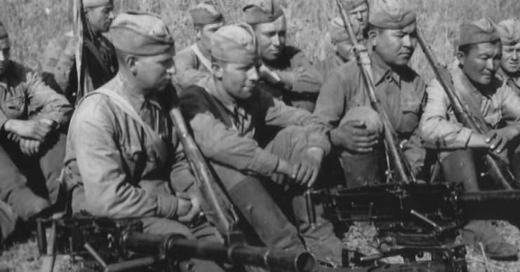 Soviet Red army soldiers