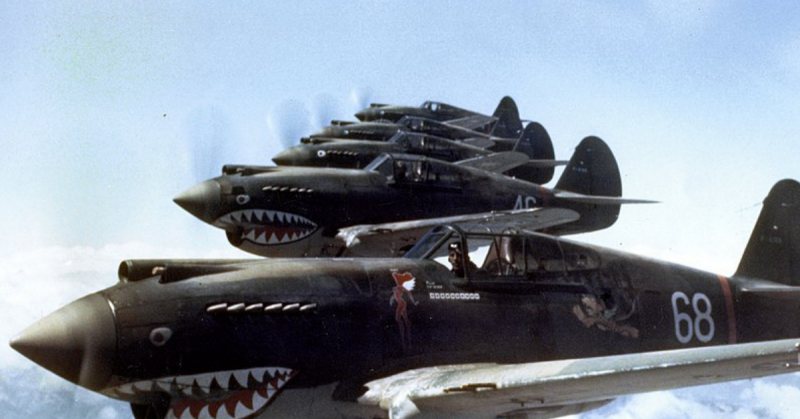 thumbnail image 2 of Curtiss P-40B/C Warhawk White 7, 13-victory Ace Robert Neale Flying Tigers 1942 2 of 13