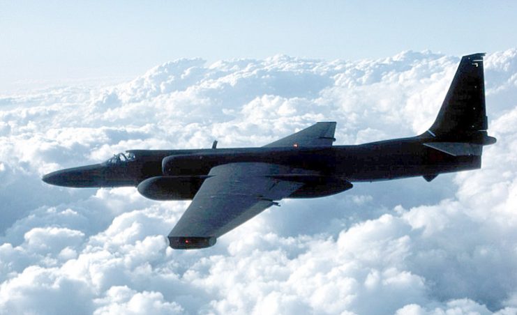 A Lockheed U-2S in flight