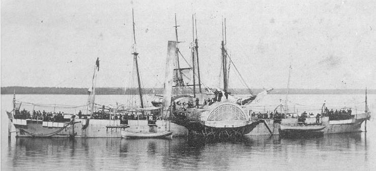 USS Miami (1861), sidewheel gunboat used in the American Civil War