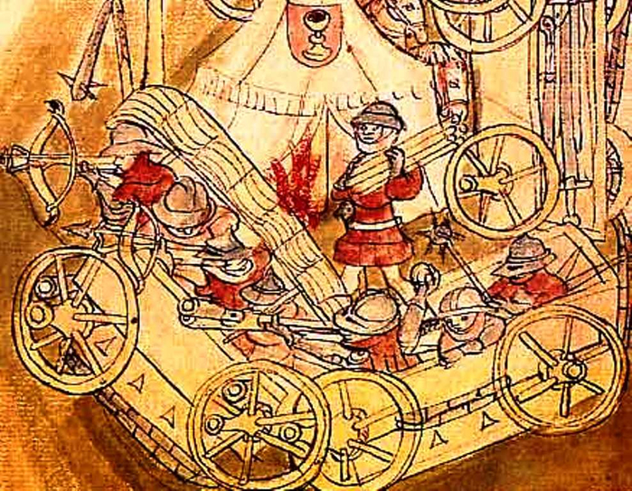 A Hussite war wagon