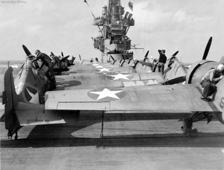 Wildcats aboard USS Ranger, Operation Torch