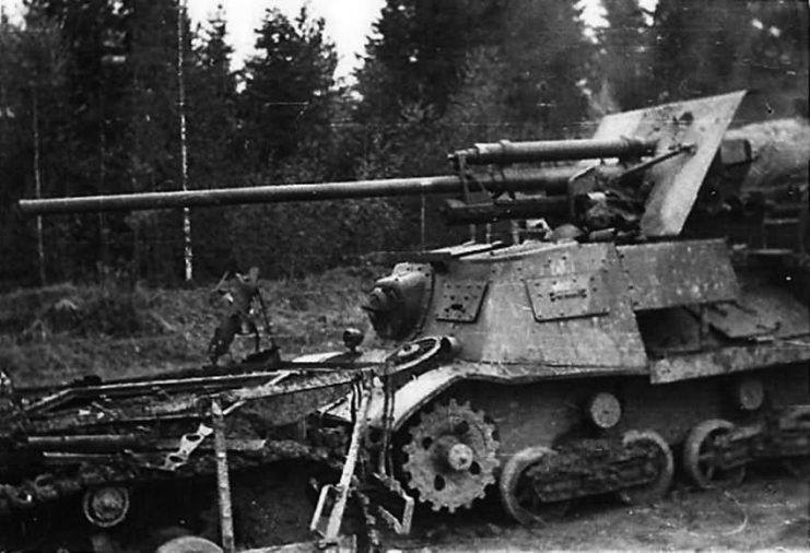 ZiS-30 soviet self propelled anti-tank gun