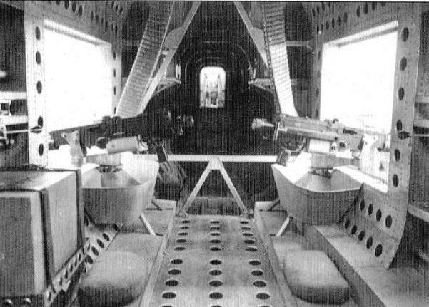 12.7mm Breda-SAFAT machine-guns in the waist gun positions (FIAT RS 14)