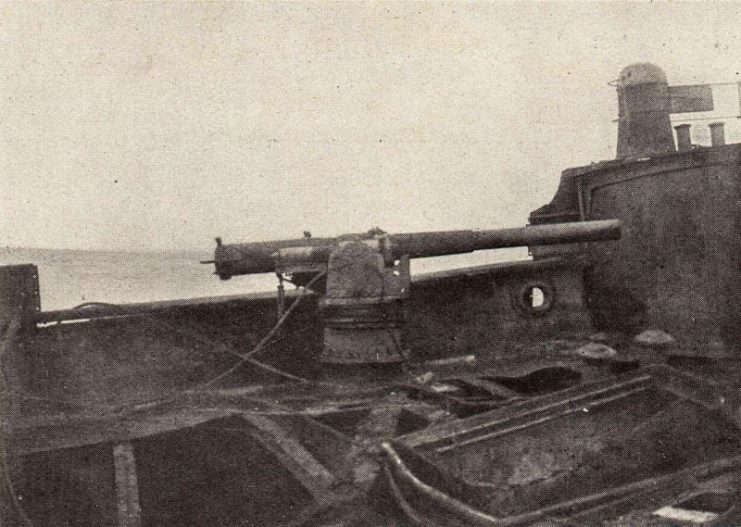 SMS Seeadler’s cannon
