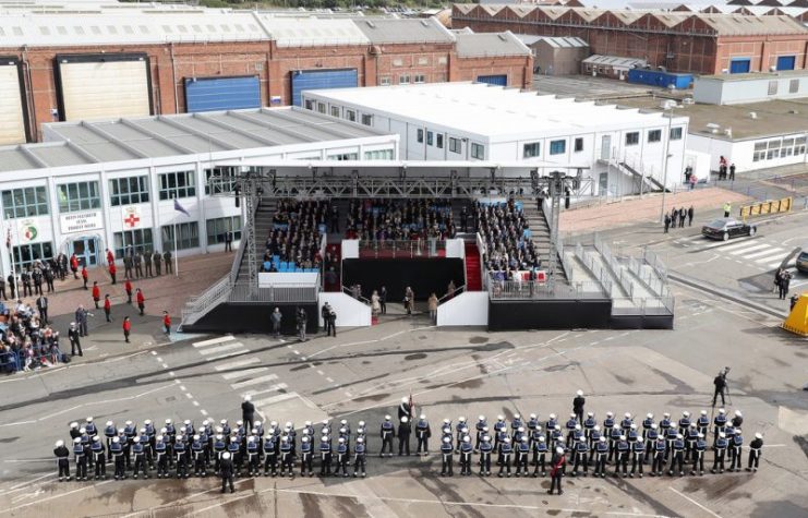 HMS Prince of Wales was officially named on Friday 8 September during a ceremony in Rosyth. The Naming Ceremony is a naval tradition dating back thousands of years and combines a celebration and a solemn blessing.