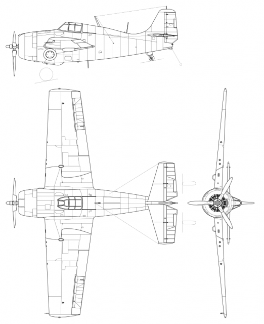 Grumman F4F-4 Wildcat. Image: Kaboldy / CC-BY-SA 3.0