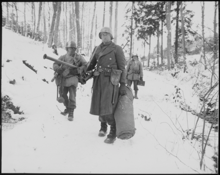 Americans of the 101st Engineers, January 1945.