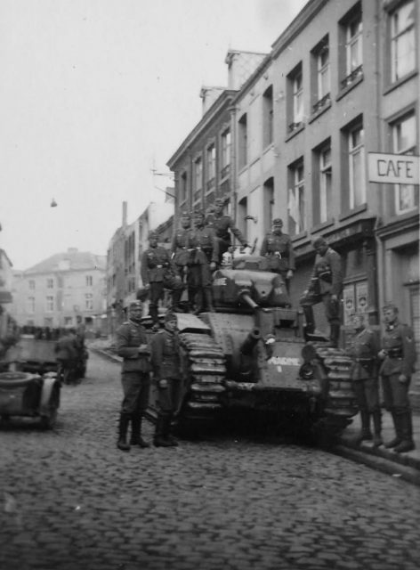 B1 bis tank #332 of the 37th BCC named Marne