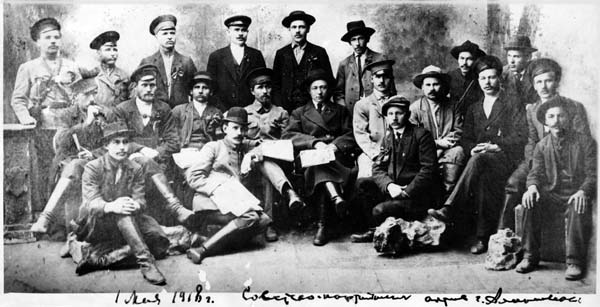 Bolshevist leaders of Alapaevsk in 1918
