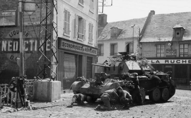 British Cruiser Mk IV Cruiser Tank in Blangy, France 1940