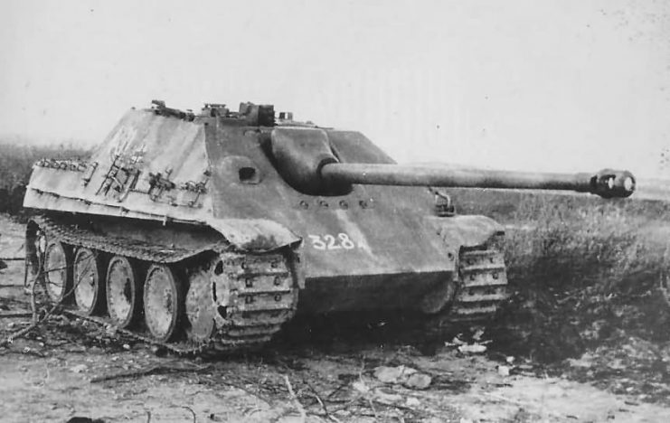 Captured Jagdpanther 328, Eastern Front