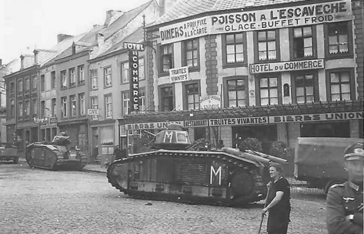 Char B1 bis tanks of 37th BCC