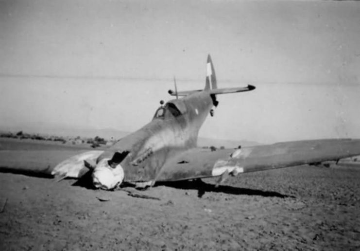 Crashed Spitfire of the RAAF