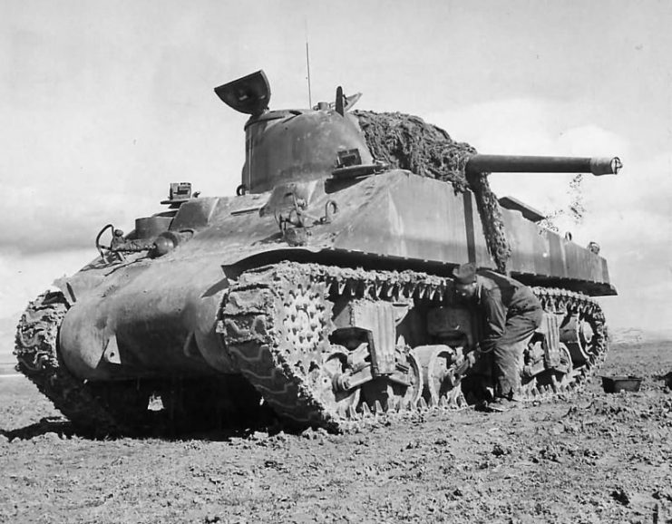 An M4 Sherman Tank