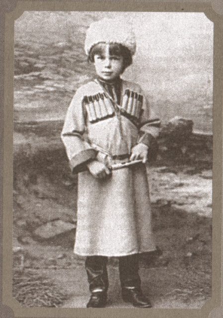 The young Roman Ungern von Sternberg