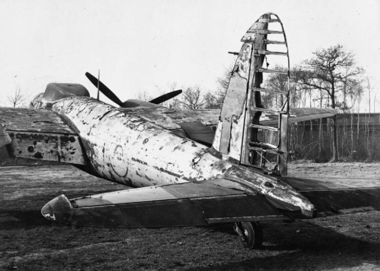 De Havilland Mosquito wreck.