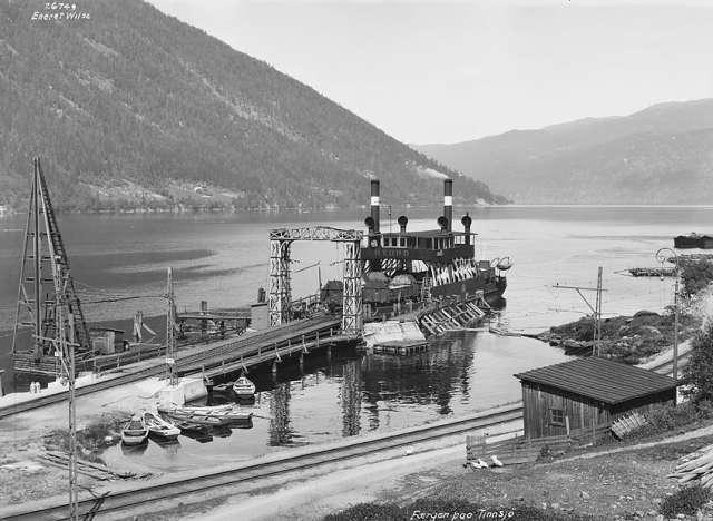 D/F Hydro sunk by the Norwegian resistance during World War II; a key event to hinder Nazi Germany from developing nuclear weapons.