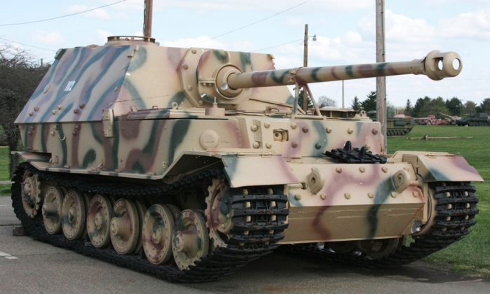 Panzerjäger Tiger Elefant tank destroyer used by German Wehrmacht in WWII.Photo: Scott Dunham CC BY 3.0