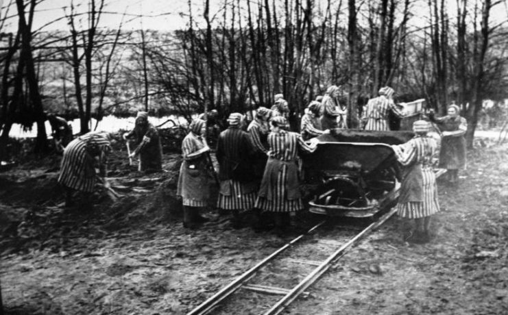 Female prisoners at Ravensbrück