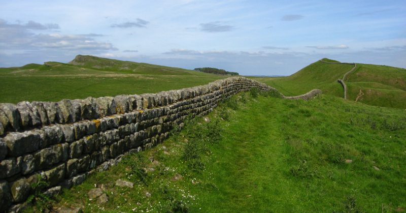 Hadrian's Wall. Photo: Glen Bowman / CC BY-SA 2.0