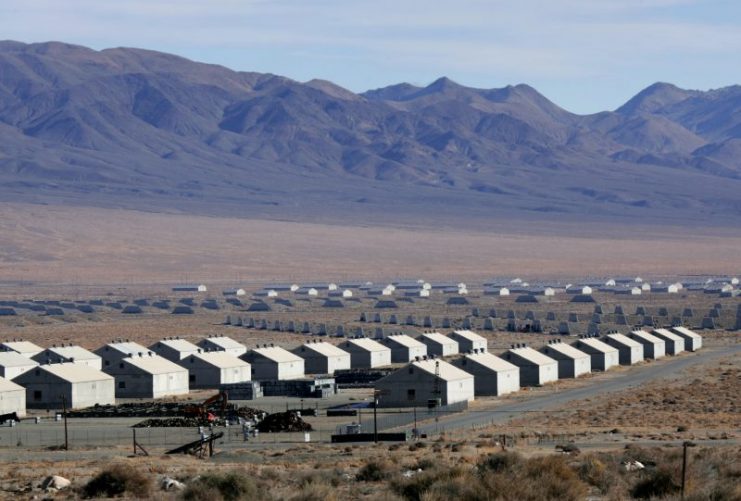 Ammunition depot in western Nevada