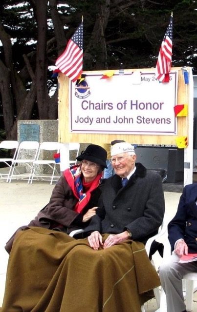 John with his wife, Jody. John has four children, seven grandchildren, and 12 great-grandchildren. (photo credit: John Stevens)