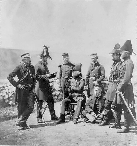 Lieutenant General Sir George Brown G.C.B. & officers of his staff